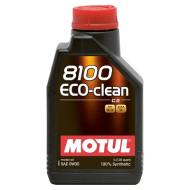0W30 1L 8100 ECOC MOTUL - OLEJ 0W30 1L MOTUL 8100 ECO-CLEAN  MOTUL