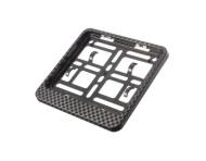 RAMKA CARBON MOTO CTS - RAMKA POD TABLICĘ REJESTRACYJNĄ MOTOCYKLCARBON CZARNA