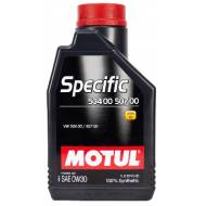 0W30 1L SPEC 504 MOTUL - OLEJ 0W30 1L MOTUL SPECIFIC 504/507 VW  MOTUL 107049