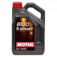10W60 4L 8100 XPOW MOTUL - OLEJ 10W60 4L MOTUL 8100 X POWER  MOTUL