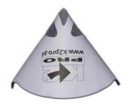 L53325 K2 - Papierowe sitko lakiernicze z siateczką ą wykonaną z nylony, gr 125 mikronów /K2/