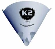 L53390 K2 - Papierowe sitko lakiernicze z siateczką ą wykonaną z nylony, gr 190 mikronów /K2/