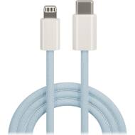 OEM0101122 - Maxlife kabel MXUC-06 USB-C - Lightning 1,0 m 20W niebieski nylonowy