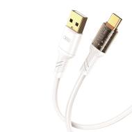 GSM167345 - XO Clear kabel NB229 USB - USB-C 1,0 m 2,4A biały