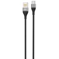 GSM111861 - XO kabel NB188 USB - USB-C 2.4A 1,0m szary dwustronne USB
