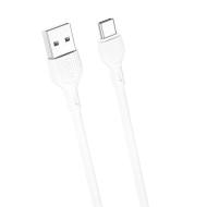 GSM111867 - XO kabel NB200 USB - USB-C 1,0m 2.1A biały