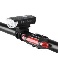 BIKE00014 - Zestaw lampek rowerowych Basic BLG-100 Forever Outdoor