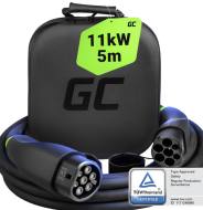 EVKABGC03 GREEN CELL - Kabel do ładowania auta elektrycznego, typ wtyku auta: 2, 5m, 22kW, czarny pasuje do: BMW I3 (I01);