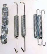 B160143 DENCKERMANN - ZESTAW MONTAŻOWY SZCZĘK HAMULCOWYCH PEUGEOT 406 96- 607 00- DENCKERMANN B160143