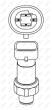 38930 NRF - CZUJNIK CIŚNIENIA KLIMATYZACJI RENAULT CLIO 90- NRF 38930