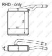 54226 NRF - NAGRZEWNICA FORD FOCUS RHD 98- 