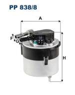 PP838/8 FILTRON - Filtr paliwa Filtron PP 838/8