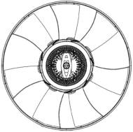 CFF492000P MAHLE - Wentylator chłodnicy silnika